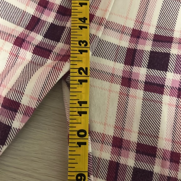 Gently worn Janie & Jack Girls 2T plaid legging - Picture 6 of 7